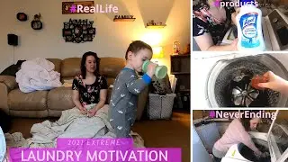 2021 EXTREME LAUNDRY MOTIVATION | Laundry Routine | Cleaning Motivation