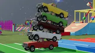 TRANSPORTING RESCUE & EMERGENCY VEHICLES, POLICE CARS, BACKHOE LOADER, MIXER TRUCK TO TRACK - FS22