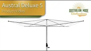 Austral Deluxe 5 Rotary Clothes Hoist Product Video
