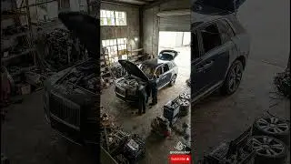 ASMR Car Restoration | Roll Royce Cullinan #shorts #carrestoration