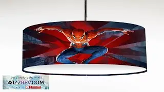 SPIDERMAN b SPIDEY CEILING DRUM LIGHT SHADE TABLE LAMPSHADE 3 SIZES