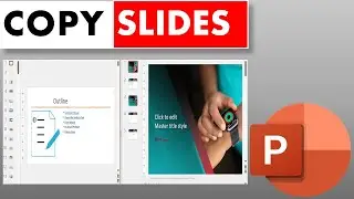 Как скопировать слайды из одного документа Microsoft PowerPoint в другой PowerPoint | Полное руко...