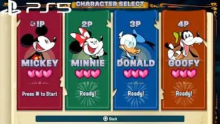 Disney Illusion Island 4-Player Co-Op PS5 Gameplay