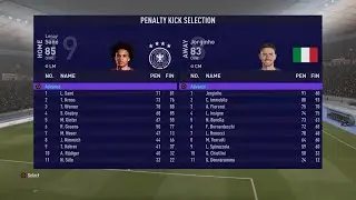 Italy vs Germany Penalties FIFA 21
