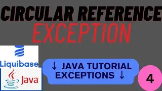 Circular Reference Exception with Liquibase | Liquibase | Common Exceptions |spring boot