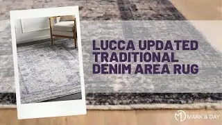 Lucca Updated Traditional Denim Area Rug