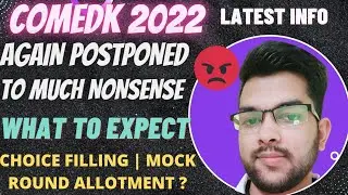 Comedk Counselling 2022 Latest Update 🙂 | It's not Comedk it's comedy 🥺 #Comedk #counselling #cutoff