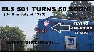 ELS 501 Turns 50 Next Month, This EMD SD40-2 Is Still Going Strong! #trainvideo | Jason Asselin