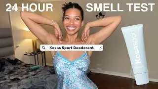 KOSAS SPORT *VIRAL* DEODORANT REVIEW + 24HR SMELL TEST