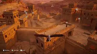 AC Origins : Aggressive Combat & Epic Stealth in Marauder Chief Outfit with Fang Sword