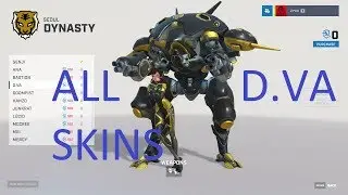 All D.VA Skins - Overwatch League 2018