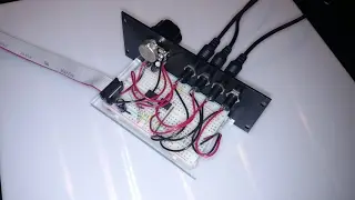 Eurorack VCA using a Proto 1 Breadboad Module by Reckless Experimentation Audio LLC
