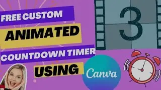 How to make a COUNTDOWN timer using the FREE CANVA for BEGINNERS /so easy!!! Learn/Editorial /HowTo