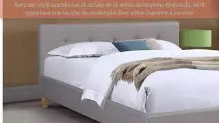 IDIMEX Lit Double pour Adulte Lille Couchage 140 x 190 cm Review