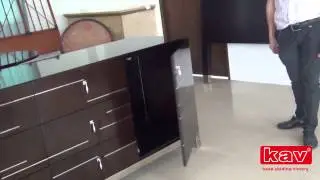 kav video on the open and close effect of 165 degree hinge