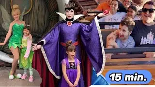 Disneyland Family Adventure! | Tinker Bell, Evil Queen, Roller-coasters & Rides | Compilation