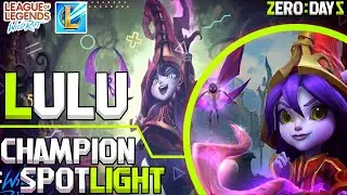 LULU ( The Fae Sorceress) WILD RIFT Champion Spotlight | League Of Legend Wild Rift Indonesia