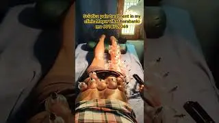 Sciatica pain treatment in my clinic by Vibration therapy Best result Barabanki mo 9918709369
