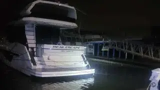 How to tie your boat up in preparation for a Hurricane (fixed dock situation)