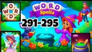 WORD SPELLS Puzzle for Adults level 291 292 293 294 295
