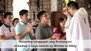 Paalala sa Pagtanggap ng Komunyon