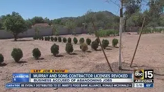 Murray and Sons contractor licenses revokes