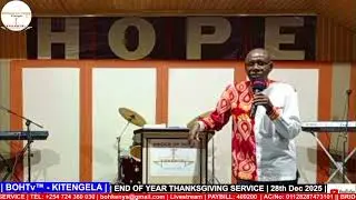 Pst. Greg Muthungu | THANKSGIVING SERVICE | 28th Dec 2025