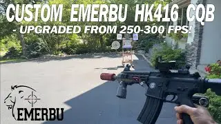 250 - 300FPS! Emerbu HK416C Gel Blaster (TOY) Upgraded More! & Custom Handguard!  #m4a1 #gelblaster