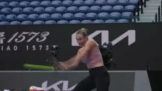 Two-time AO champion Sabalenka trains in Melbourne after Brisbane win | Tennis
