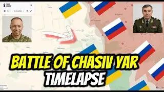 Timelapse: Battle For Key Ukrainian City Chasiv War [June 01 2024 to Oct 06 2025]  | Rowell Report