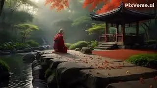 Quiet Mind in a Japanese Garden | Meditative Scene for Peace