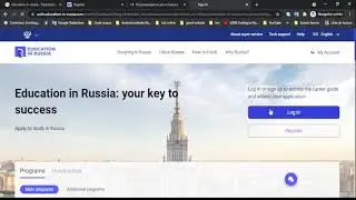 Education in Russia (Scholarship application procedure)