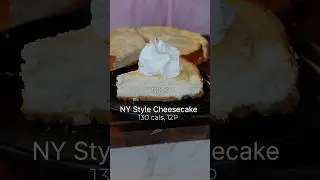 Entire NY Style Cheesecake for less cals than 1 slice from the Cheesecake Factory (100g protein!)