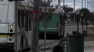 DDOT XD40 NEW FLYER 2020#2001.RT 17 8 MILE TAKES OFF