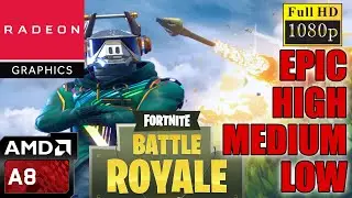 Fortnite | AMD A8 5600K | HD 7560D | 8GB RAM | 1080P All Settings