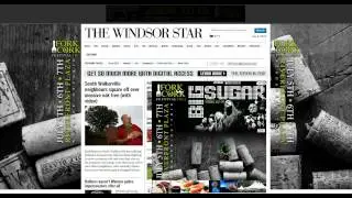 A Homepage Takeover, with an Expandable Video Tall Block ad on windsorstar.com