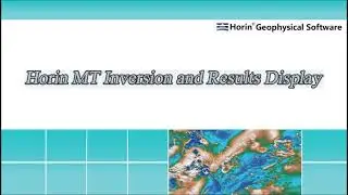 MT Inversion Introduction | Horin Geophysical Software