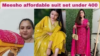 ₹400 Se Kam Me Stylish Suit Set 😱 | Meesho Best Deal Review