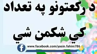 د رکعتونو په تعداد کي شکمن شي