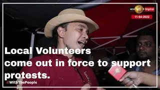 News 1st Exclusive: Local Volunteers come out in force to support protests.