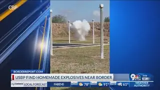Homemade explosive found in backpack along border wall in South Texas
