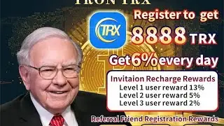 8888TRX Sign Up Rewards | Make Money Online | Best TRON Mining Farms in 2022 |