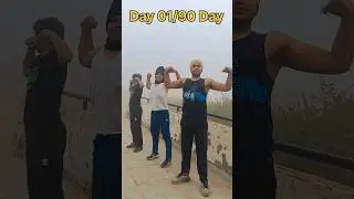 Day 1/90 Day Challenge Running and Workout 💪 Mini vlogs video viral #shorts #fitness #challenge