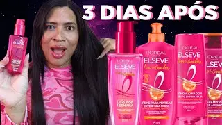 3 DIAS APÓS USAR O NOVO LISO DOS SONHOS ELSEVE L'OREAL PARIS - DENISON DIAMOND