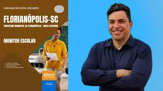 Apostila Concurso Prefeitura de Florian&oacute;polis - SC 2026 - Monitor Escolar