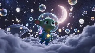 Alien Little Friends: Pupu’s Dream Cloud World ☁️🌙 | Calm Bedtime Animation for Kids