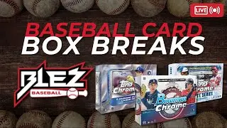 MONDAY NIGHT BASEBALL WITH TYLER!! BOWMAN CHROME BACK IN STOCK!  #mlb #mlbbreaks #breaks #cards #nfl