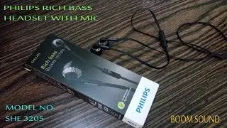 Philips SHE3200 Wired Earphones / Earpods Unboxing & Review (Black)