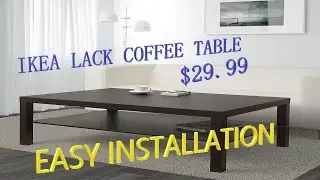 IKEA Coffee Table LACK DIY How to Assemble Guide