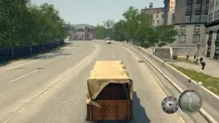 Mafia II Definitive Edition driving a Shubert Truck Covered cargo truck
